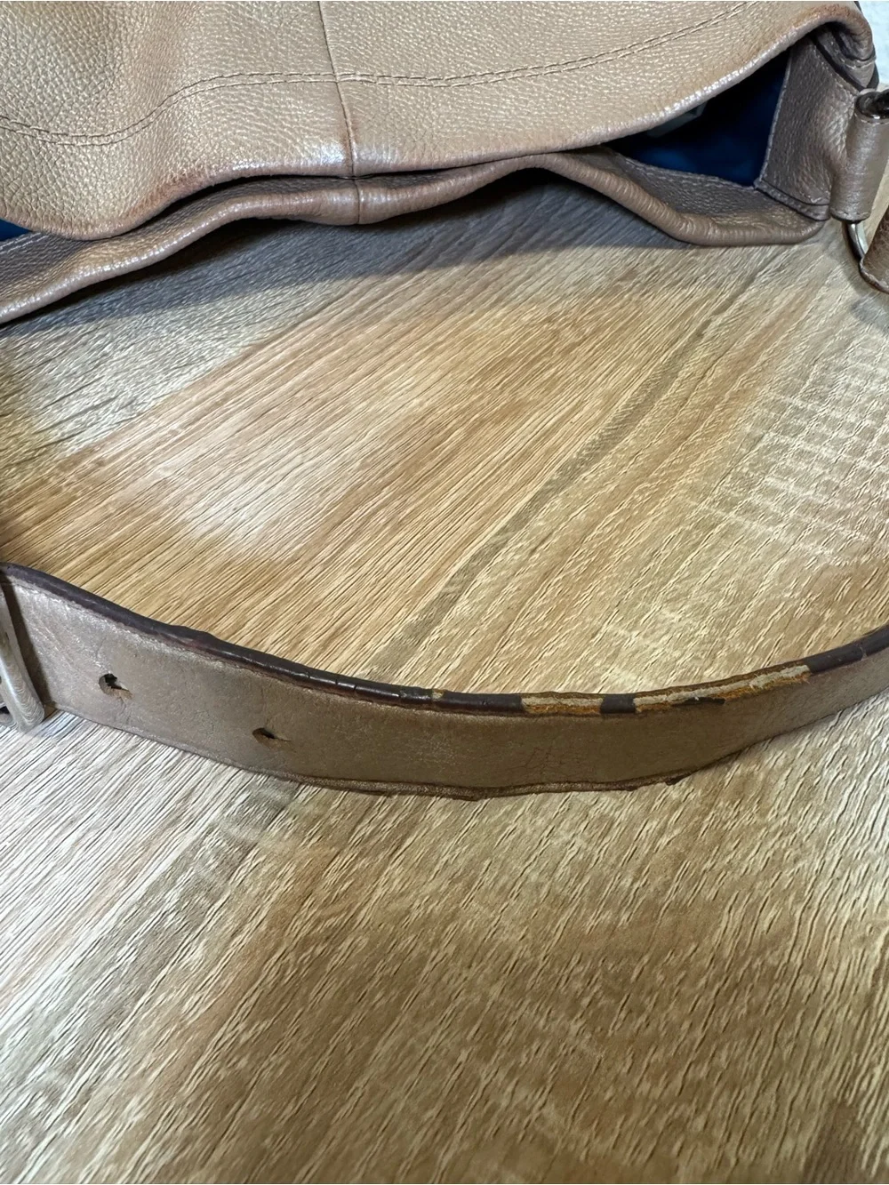 Coach pebbled leather